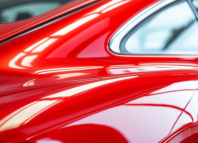 車の表面の光沢